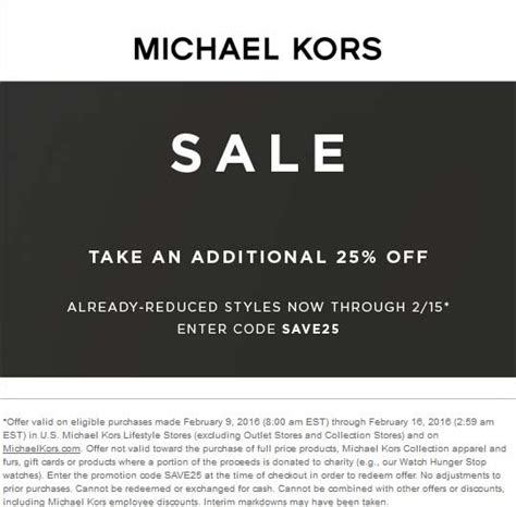 michaelkors coupons|michael kors coupons in store.